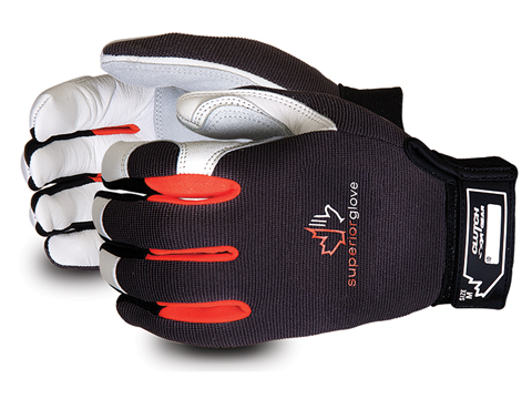 #MXGCE- Superior Glove® Clutch Gear® Goatskin Palm Mechanics Glove